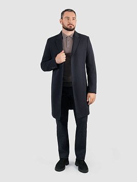 ПАЛЬТО МУЖСКОЕ PEPLOS OW2506-CT ТЕМНО-СИНИЙ