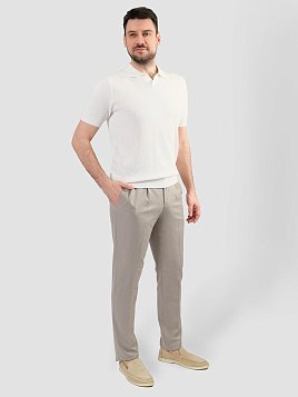 БРЮКИ МУЖСКИЕ PEPLOS TR25127-283 БЕЖЕВЫЙ