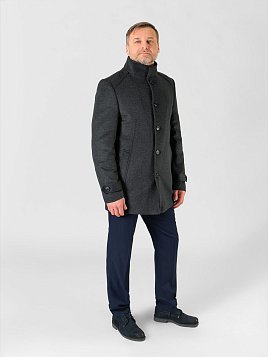 ПАЛЬТО МУЖСКОЕ PEPLOS OW2330-CT СЕРЫЙ