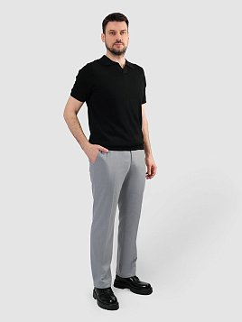 ДЖЕМПЕР МУЖСКОЙ ПОЛО PEPLOS KN25SH062 ЧЁРНЫЙ