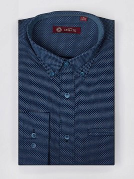 СОРОЧКА ПОДРОСТКОВАЯ MAJESTIC LEGATE SH19T136-SL ТЕМНО-СИНИЙ