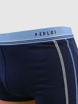 ТРУСЫ БОКСЕРЫ МУЖСКИЕ PEPLOS UW23009-BX ТЕМНО-СИНИЙ