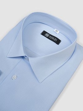 СОРОЧКА МУЖСКАЯ PEPLOS SH24066-SL ГОЛУБОЙ