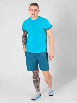ШОРТЫ МУЖСКИЕ PEPLOS SS22003 ГОЛУБОЙ