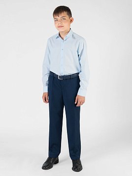 БРЮКИ ДЛЯ МАЛЬЧИКА PEPLOS TR22J023-315 СИНИЙ (Полнотные)