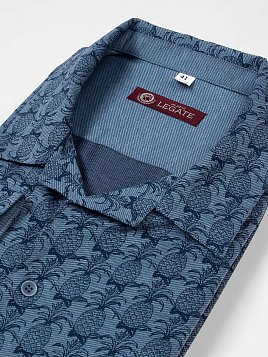 СОРОЧКА МУЖСКАЯ MAJESTIC LEGATE SH21149-R ТЕМНО-СИНИЙ