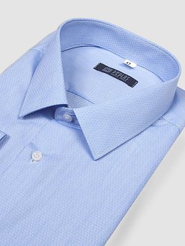 СОРОЧКА МУЖСКАЯ PEPLOS SH21071-С СИНИЙ