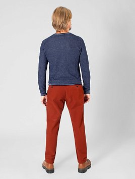 БРЮКИ МУЖСКИЕ PEPLOS P2209-SL ТЕРРАКОТОВЫЙ