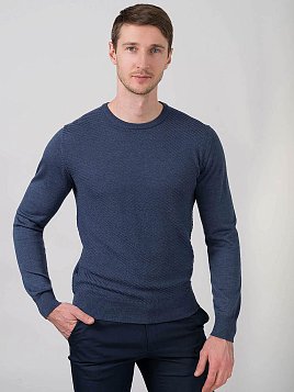 ДЖЕМПЕР МУЖСКОЙ PEPLOS KN20J019 ГОЛУБОЙ