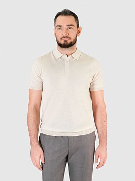 ТРИКОТАЖНАЯ РУБАШКА МУЖ. PEPLOS KN24SH036 БЕЖЕВЫЙ