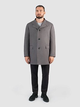 ПАЛЬТО МУЖСКОЕ PEPLOS OW2507-CT СЕРЫЙ