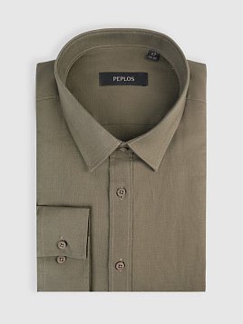 СОРОЧКА МУЖСКАЯ PEPLOS SH25194-R ЗЕЛЕНЫЙ