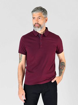 РУБАШКА-ПОЛО МУЖСКАЯ PEPLOS TS23001-Р БОРДОВЫЙ
