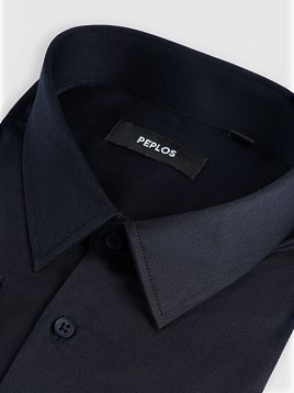 СОРОЧКА МУЖСКАЯ PEPLOS SH25142-C ТЕМНО-СИНИЙ