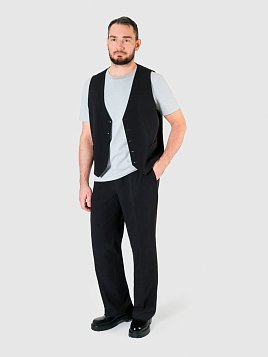 БРЮКИ МУЖСКИЕ PEPLOS TR24099-241 ЧЁРНЫЙ