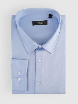 СОРОЧКА МУЖСКАЯ PEPLOS SH25074-SL ГОЛУБОЙ