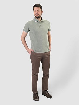 РУБАШКА-ПОЛО МУЖСКАЯ PEPLOS TSP25004-R ЗЕЛЕНЫЙ