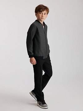 БЛЕЙЗЕР-БОМБЕР ДЕТСКИЙ PEPLOS BM25J004-303 СЕРЫЙ