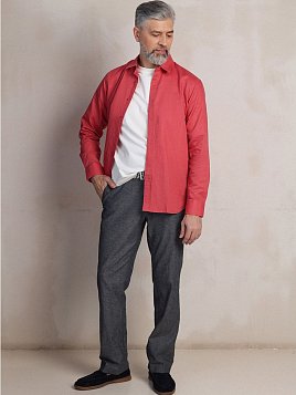 БРЮКИ МУЖСКИЕ PEPLOS TR25156-212-1 СЕРЫЙ