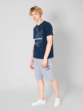 ШОРТЫ МУЖСКИЕ PEPLOS SS21003 СЕРЫЙ