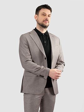 КОСТЮМ МУЖСКОЙ PEPLOS SU25154-SL БЕЖЕВЫЙ