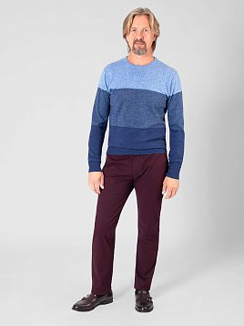 БРЮКИ МУЖСКИЕ PEPLOS P2204-SL БОРДОВЫЙ