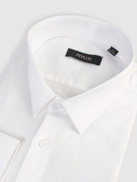 СОРОЧКА МУЖСКАЯ PEPLOS SH25011-C БЕЛЫЙ