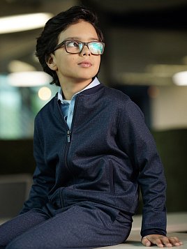 БРЮКИ ДЛЯ МАЛЬЧИКА PEPLOS TR23B105-313 ТЕМНО-СИНИЙ (Трикотажные)
