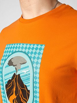 ФУТБОЛКА МУЖСКАЯ PEPLOS TS22110-R ОРАНЖЕВЫЙ
