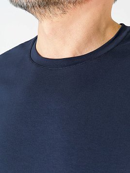 ФУТБОЛКА МУЖСКАЯ PEPLOS TS23107-R ТЕМНО-СИНИЙ С НАДПИСЬЮ