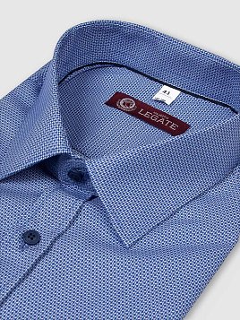 СОРОЧКА МУЖСКАЯ MAJESTIC LEGATE SH21132-R СИНИЙ
