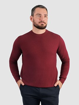 ДЖЕМПЕР МУЖСКОЙ PEPLOS KN25J021 БОРДОВЫЙ