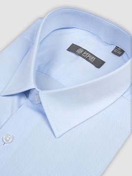 СОРОЧКА МУЖСКАЯ PEPLOS SH22062-SL ГОЛУБОЙ
