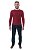 ДЖЕМПЕР МУЖСКОЙ PEPLOS KN19J021 КРАСНЫЙ (88) Вид 1
