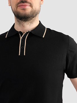 ДЖЕМПЕР МУЖСКОЙ ПОЛО PEPLOS KN25SH056 ЧЁРНЫЙ
