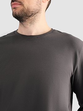 ФУТБОЛКА МУЖСКАЯ С ДЛИННЫМ РУКАВОМ PEPLOS TS25203-L СЕРЫЙ
