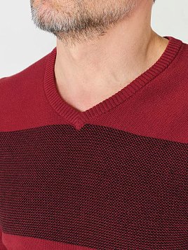 ПУЛОВЕР МУЖСКОЙ PEPLOS KN23P008 БОРДОВЫЙ