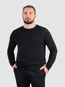 ДЖЕМПЕР МУЖСКОЙ PEPLOS KN25J016 ЧЁРНЫЙ
