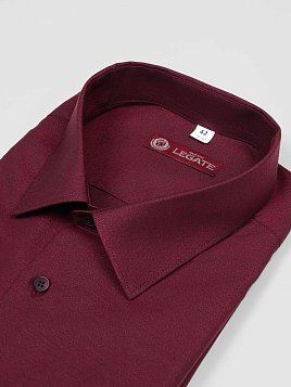 СОРОЧКА МУЖСКАЯ MAJESTIC LEGATE SH22121-С БОРДОВЫЙ (LA)