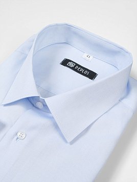 СОРОЧКА МУЖСКАЯ PEPLOS SH23063-R ГОЛУБОЙ