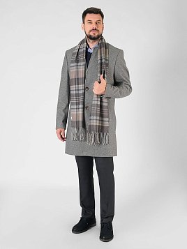 ПАЛЬТО МУЖСКОЕ PEPLOS OW2402-CT СЕРЫЙ