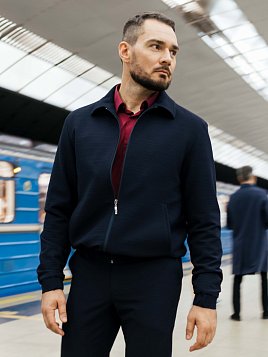 БОМБЕР МУЖСКОЙ PEPLOS JA25135-B ТЕМНО-СИНИЙ