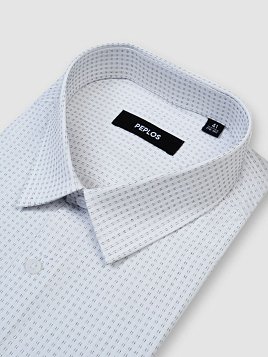 СОРОЧКА МУЖСКАЯ PEPLOS SH24011-K-SL БЕЛЫЙ