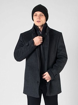 ПАЛЬТО МУЖСКОЕ PEPLOS OW2205-CT СЕРЫЙ