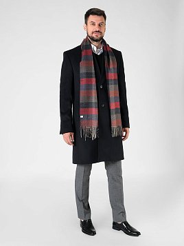 ПАЛЬТО МУЖСКОЕ PEPLOS OW2403-CT ЧЁРНЫЙ