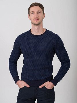 ДЖЕМПЕР МУЖСКОЙ PEPLOS KN20J017 СИНИЙ