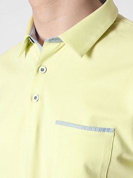 РУБАШКА-ПОЛО МУЖСКАЯ PEPLOS TS22017-P ЖЕЛТЫЙ