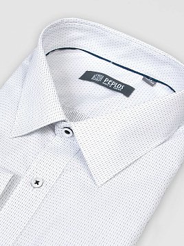 СОРОЧКА МУЖСКАЯ PEPLOS SH19009-SL БЕЛЫЙ