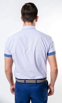 СОРОЧКА МУЖСКАЯ PEPLOS SH19041-K-C СИРЕНЕВЫЙ