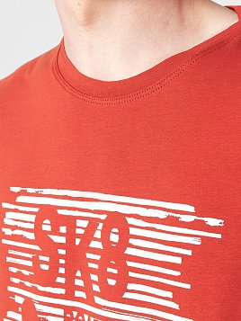 ФУТБОЛКА МУЖСКАЯ PEPLOS TS21114-R ОРАНЖЕВЫЙ
